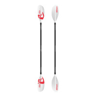 MOD 4 Kayak Paddle - White/Red Color - Length 220 cm / 86" - HSPCNM143080 - hydrosport Cressi